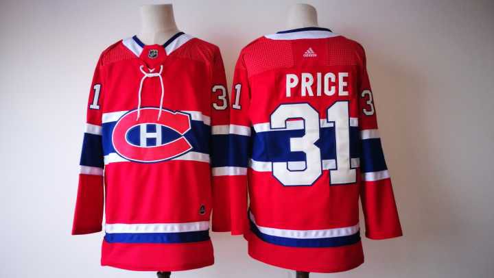 2017 Men NHL Montreal Canadiens 31 Price Adidas red jersey